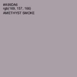 #A99DA6 - Amethyst Smoke Color Image